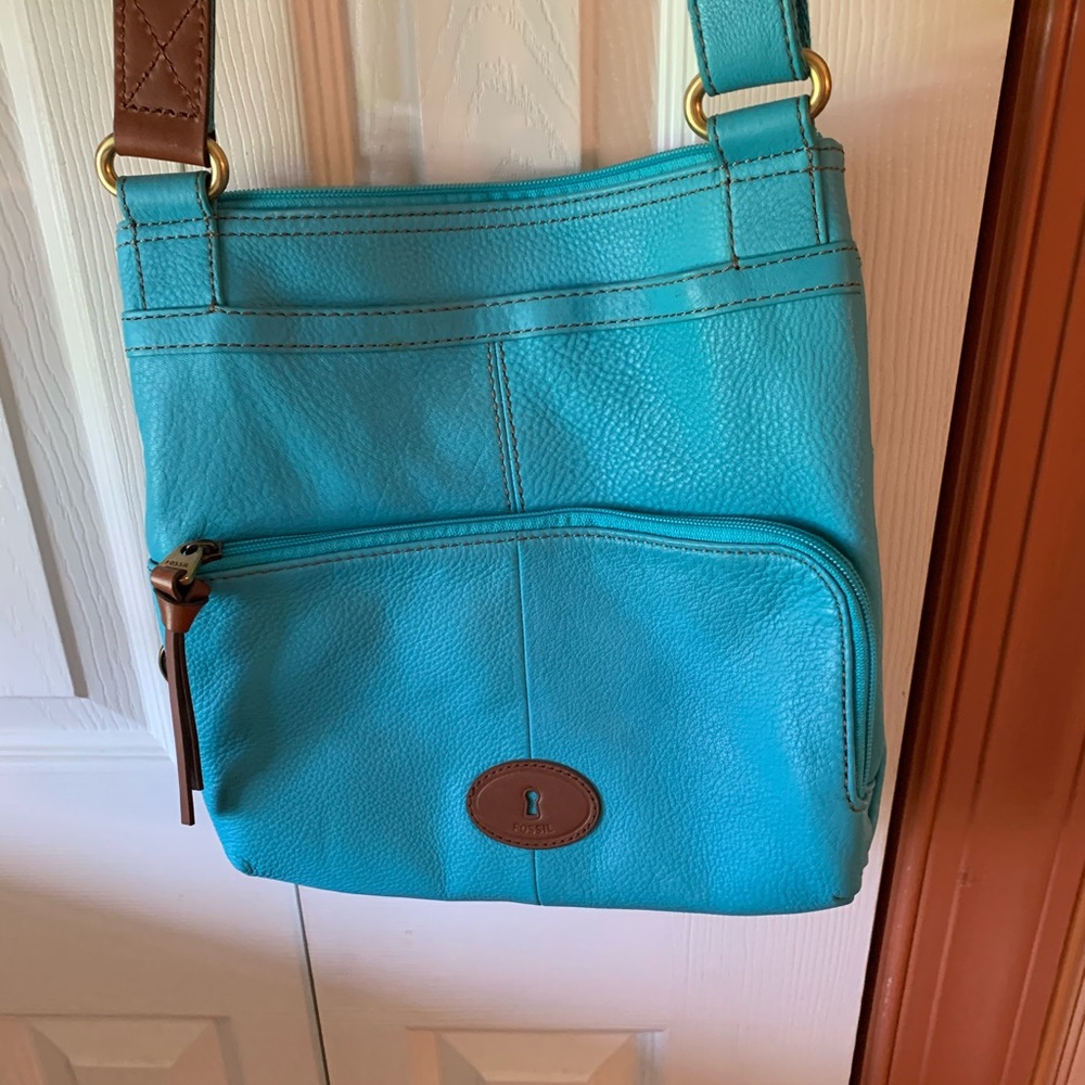 Fossil leather bag